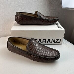 Faranzi Mens Moccasins Loafers Slip On Shoes Brown Size 13 D  FSK1904